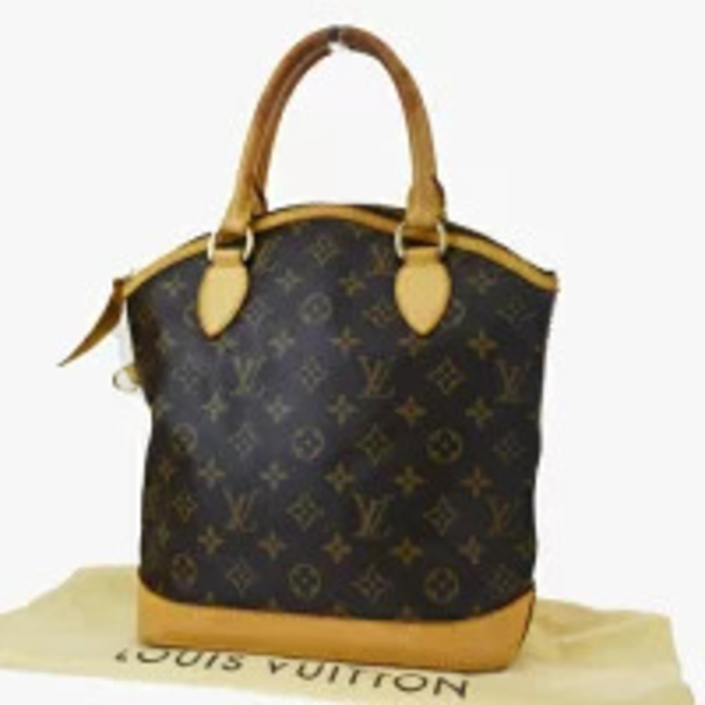 Louis Vuitton Lockit Handbag Monogram Leather